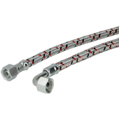 Waz olejowy 3/8" x 3/8" 1000 mm katowy